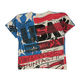 USA Basketball Magic Johnson Single Stitch T-Shirt - Medium Multicoloured Cotton