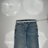 Red Kap Carpenter Pants - 32W 32L Light Wash Cotton