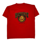 Single Stitch Hawkeye Classic Unbranded Graphic T-Shirt - Large Red Cotton