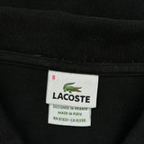 Lacoste Long Sleeve Polo Shirt - 3XL Black Cotton