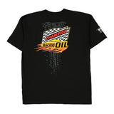 Champion Racing Oil Bayside Graphic T-Shirt - Large Black Cotton