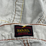 Von Dutch Cargo Trousers - 28W 32L Grey Cotton