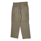 Dickies Cargo Trousers - 34W 32L Khaki Cotton