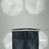 Affliction Contrast Stitch Jeans - 38W 31L Dark Wash Denim