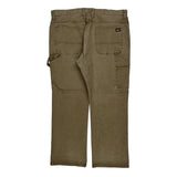 Dickies Carpenter Trousers - 39W 30L Khaki Cotton