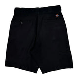Regular Fit Dickies Chino Shorts - 30W 10L Black Cotton Blend