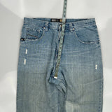Southpole Wide Leg Jeans - 34W 30L Light Wash Denim
