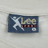 Single Stitch Golf Essentials Lee Sport Graphic T-Shirt - Large White Cotton