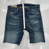 Polo By Ralph Lauren Denim Shorts - 34W 11L Blue Cotton