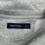 Nautica Striped Sweatshirt - XL Red Cotton