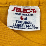 Age 14-16 Tee Jays Ymca T-Shirt - Large Yellow Cotton