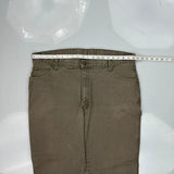 Dickies Carpenter Trousers - 40W 30L Grey Cotton