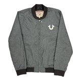 True Religion Bomber Jacket - XL Grey Polyester