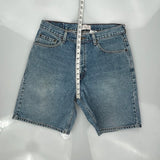 Levis Denim Shorts - 32W 9L Blue Cotton