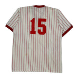 De Pere, Made In USA Majestic Striped T-Shirt - XL Red Cotton Blend