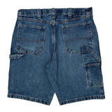 Wrangler Denim Shorts - 34W 10L Blue Cotton