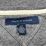 Tommy Hilfiger Long Sleeve T-Shirt - Large Gray Cotton