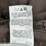 Riggs Workwear Wrangler Cargo Pants - 34W 32L Brown Cotton