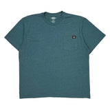 Dickies T-Shirt - XL Blue Cotton Blend