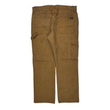 Dickies Carpenter Pants - 35W 30L Brown Cotton
