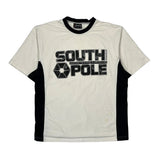 Southpole Spellout T-Shirt - Large Black Cotton