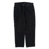 Dickies Carpenter Trousers - 34W 32L Black Cotton