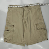 Lee Cargo Shorts - 38W 10L Beige Cotton