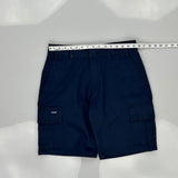 Hammill Cargo Shorts - 30″ Waist Navy Polyester Blend