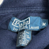 Polo By Ralph Lauren Zip Up - Medium Navy Cotton