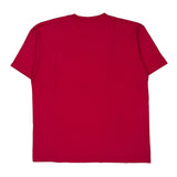 Parks & Recreation Department Fruit Of The Loom Single Stitch T-Shirt - XL Red Cotton Blend