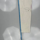 Dickies Carpenter Trousers - 30W 32L Cream Cotton