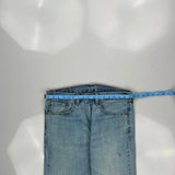 505 Levis Jeans - 34W 30L Light Wash Cotton