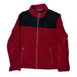 Tommy Hilfiger Fleece Jacket - Large Black Polyester
