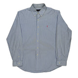 Ralph Lauren Checked Shirt - XL Blue Cotton