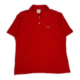 Lacoste Polo Shirt - 2XL Red Cotton