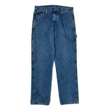 Wrangler Carpenter Jeans - 33W 34L Blue Cotton