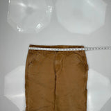 Wrangler Carpenter Pants - 38W 30L Brown Cotton