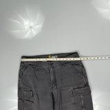 Carhartt Cargo Trousers - 34W 30L Grey Cotton