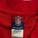 New England Patriots Reebok #12 Brady Football Jersey - XL Red Polyester