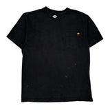 Dickies T-Shirt - Large Black Cotton