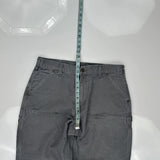 Carhartt Double Knee Carpenter Trousers - 34W 30L Grey Cotton