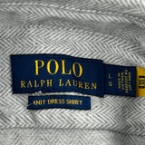 Polo By Ralph Lauren Shirt - Large Gray Cotton
