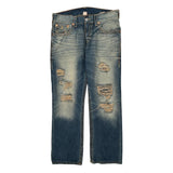 True Religion Jeans - 35W 32L Blue Cotton