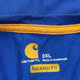 Carhartt T-Shirt - 2XL Blue Cotton