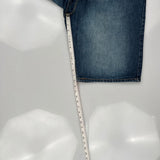 Levis Denim Shorts - 36W 10L Blue Cotton