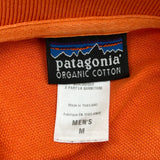 Patagonia Polo Shirt - Medium Orange Cotton