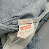 Levis Denim Shorts - 31W 9L Light Wash Denim