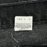 Levis Jeans - 34W 30L Black Cotton