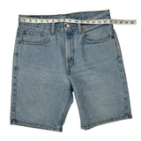 Levis Denim Shorts - 31W 10L Light Wash Cotton