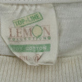 Mallorca Open 1991 Lemon Single Stitch T-Shirt - XL White Cotton
